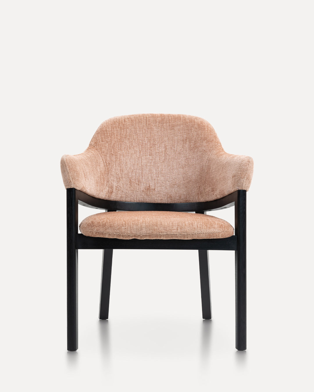 Wooden Chair Roswell - Black / Pink
