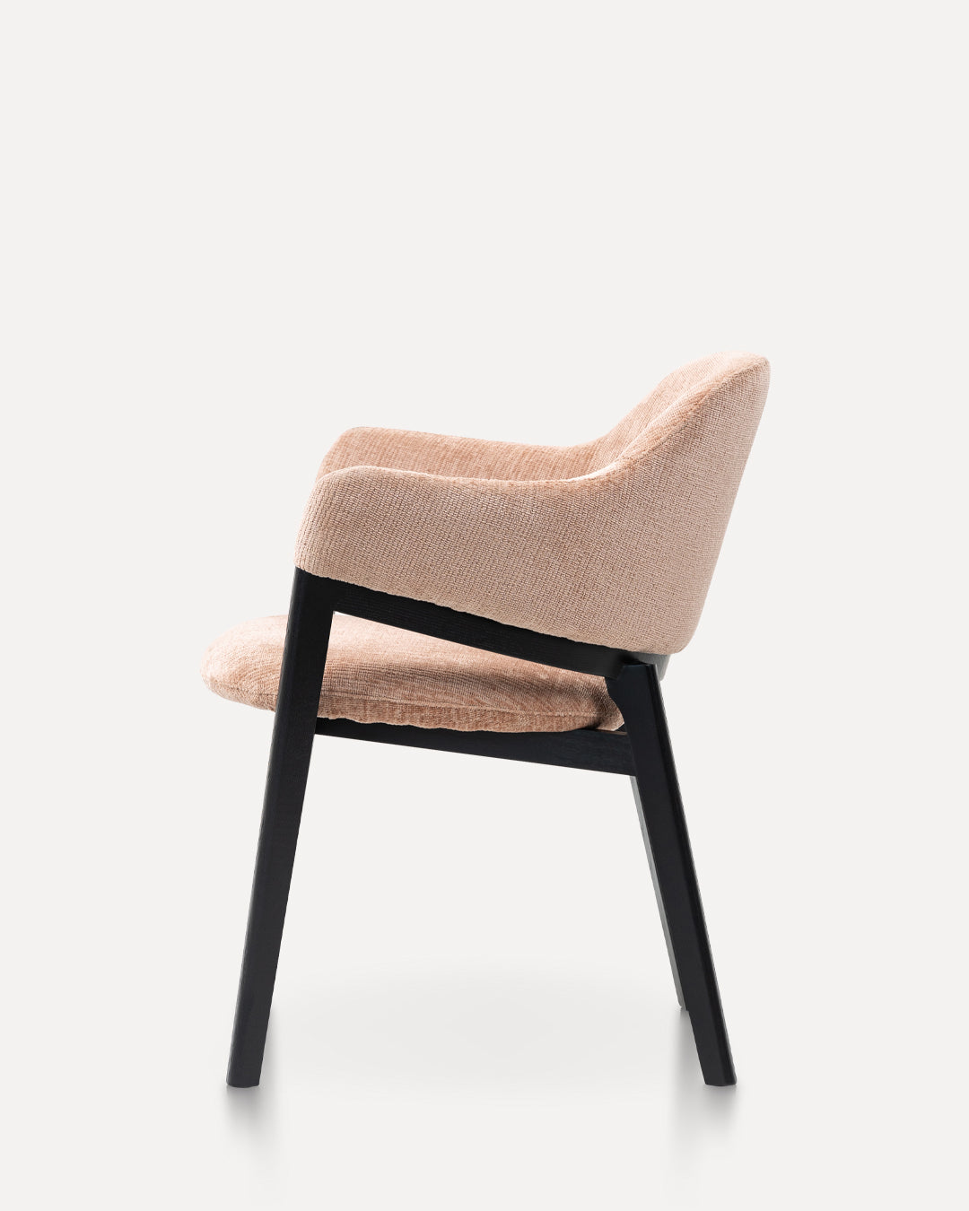 Wooden Chair Roswell - Black / Pink