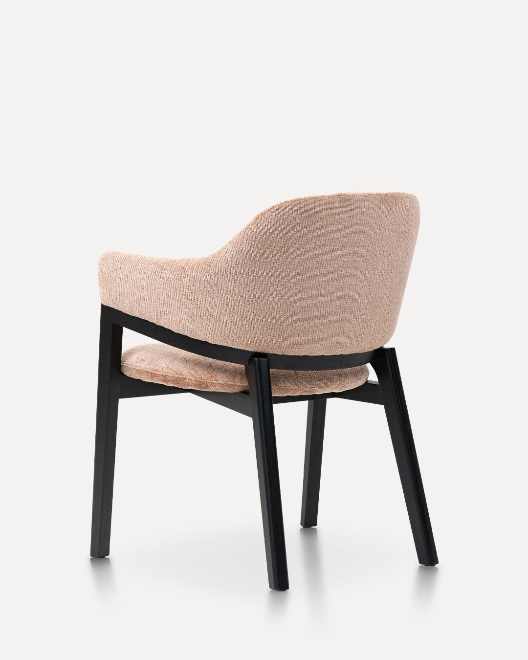 Wooden Chair Roswell - Black / Pink