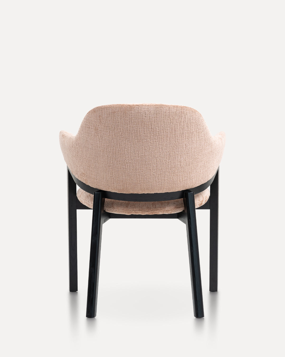 Wooden Chair Roswell - Black / Pink